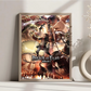 Anime Attack on Titan Vintage HD Quality Wall Art Poster