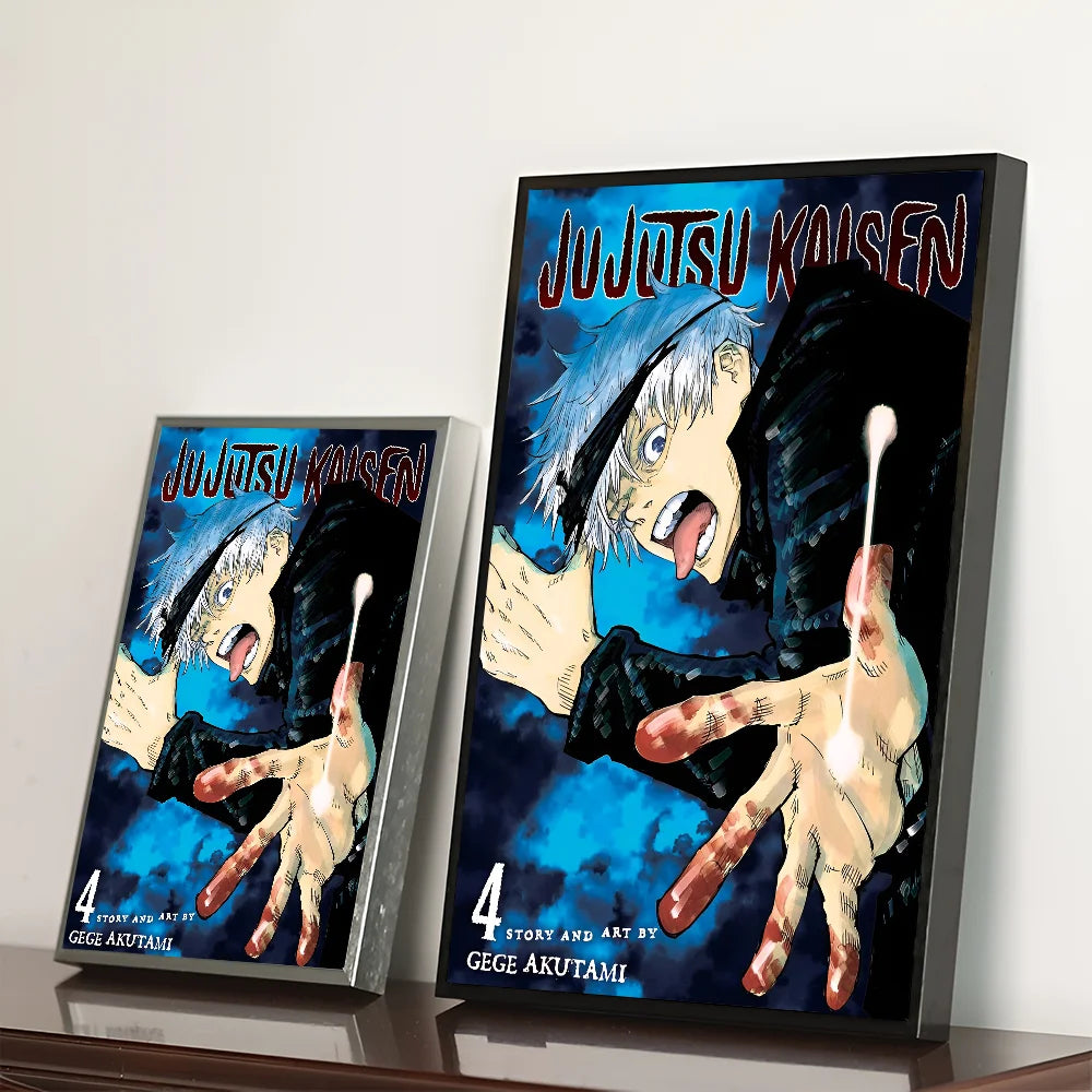 Jujutsu Kaisen Vintage Poster Wall Art - Anime Decor