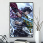 Demon Slayer Self-Adhesive Anime Poster - Hashira & Friends