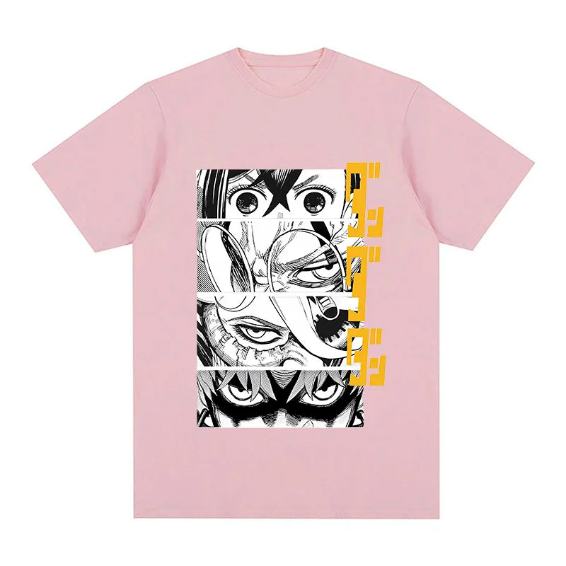 Manga Dandadan Okarun High Quality Cotton T-Shirt for Men