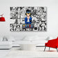 One Piece Luffy & Sabo Canvas Print - Anime Wall Art