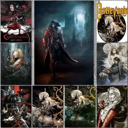 Castlevania Symphony of the Night Canvas Art Poster