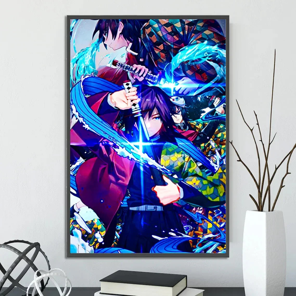 Demon Slayer Self-Adhesive Anime Poster - Hashira & Friends