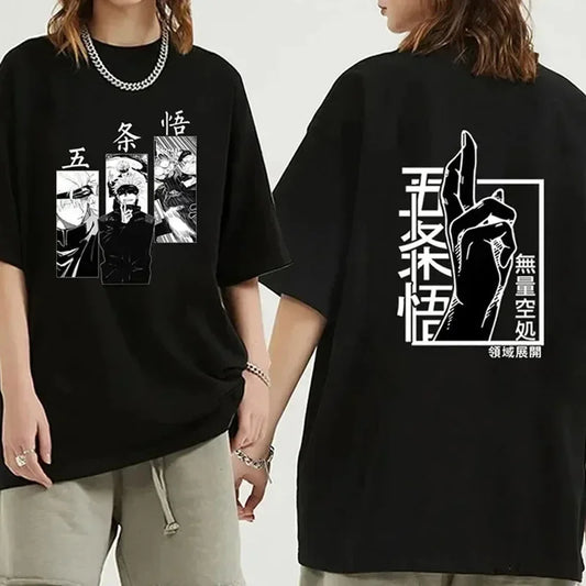 Anime Satoru Gojo Jujutsu Kaisen Oversized T-Shirt