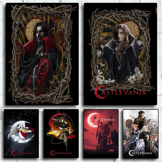 Castlevania Season 4 Alucard Portrait Canvas Print