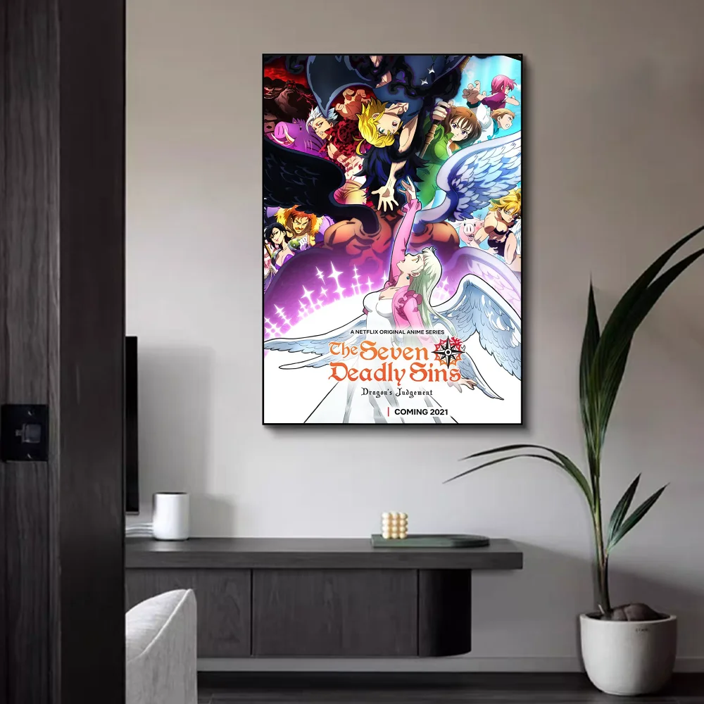 The Seven Deadly Sins Anime Poster - Waterproof Wall Decor