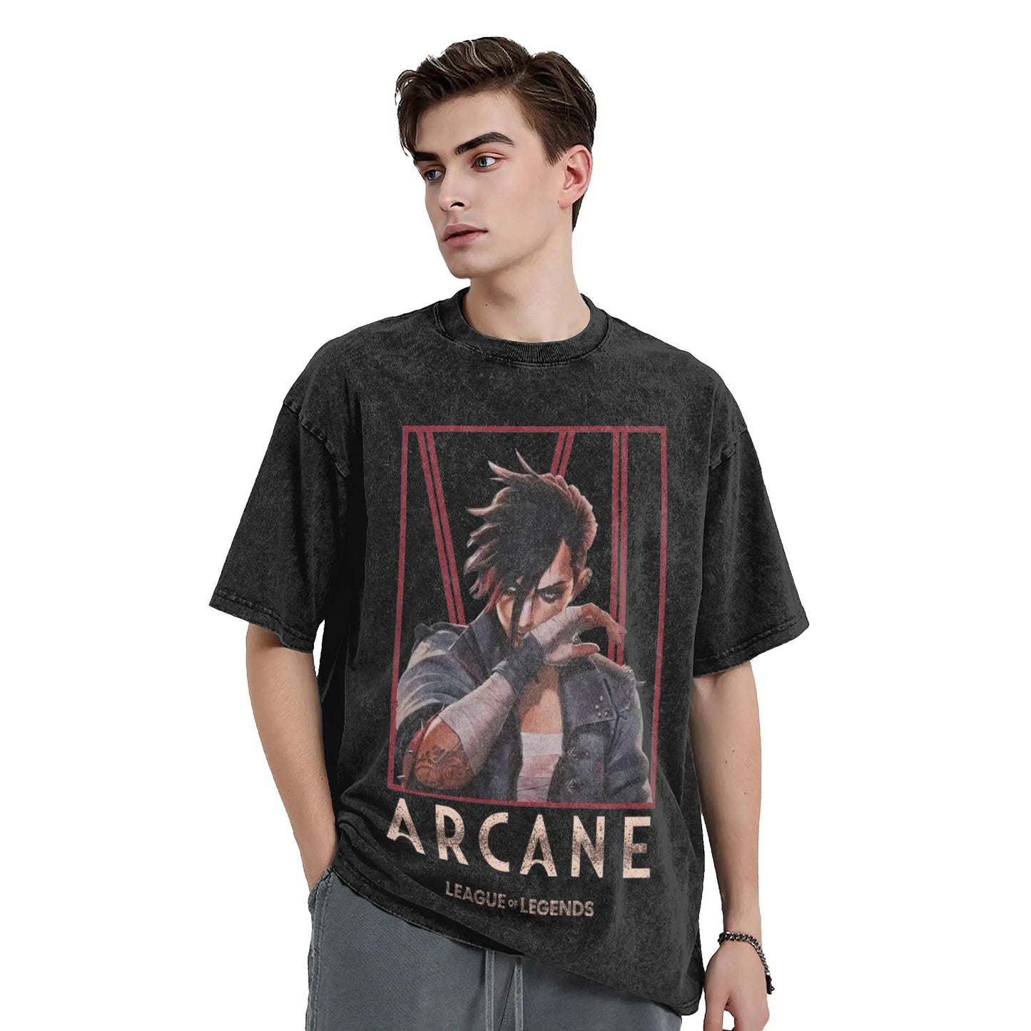 Arcane Anime Viktor Cool Printed T-Shirt for Men and Women