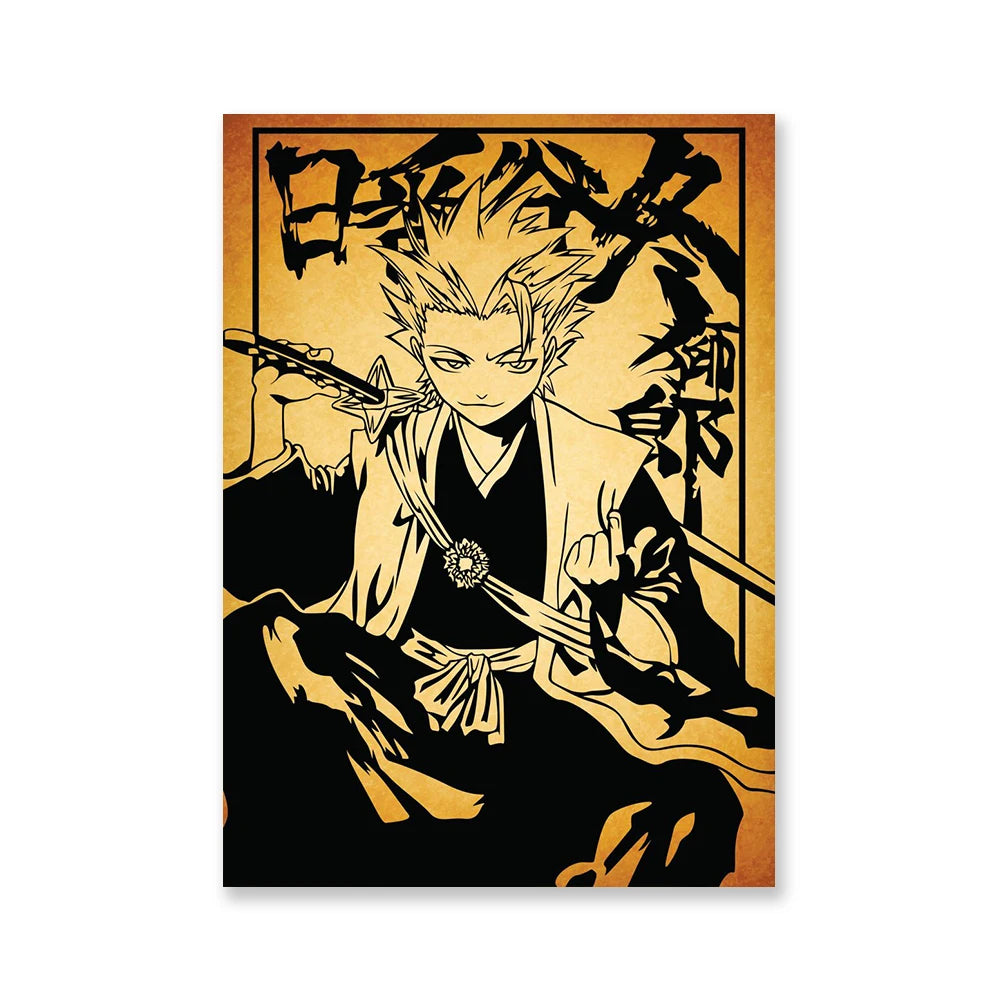 Ichigo Kurosaki Bleach Canvas Wall Art Poster