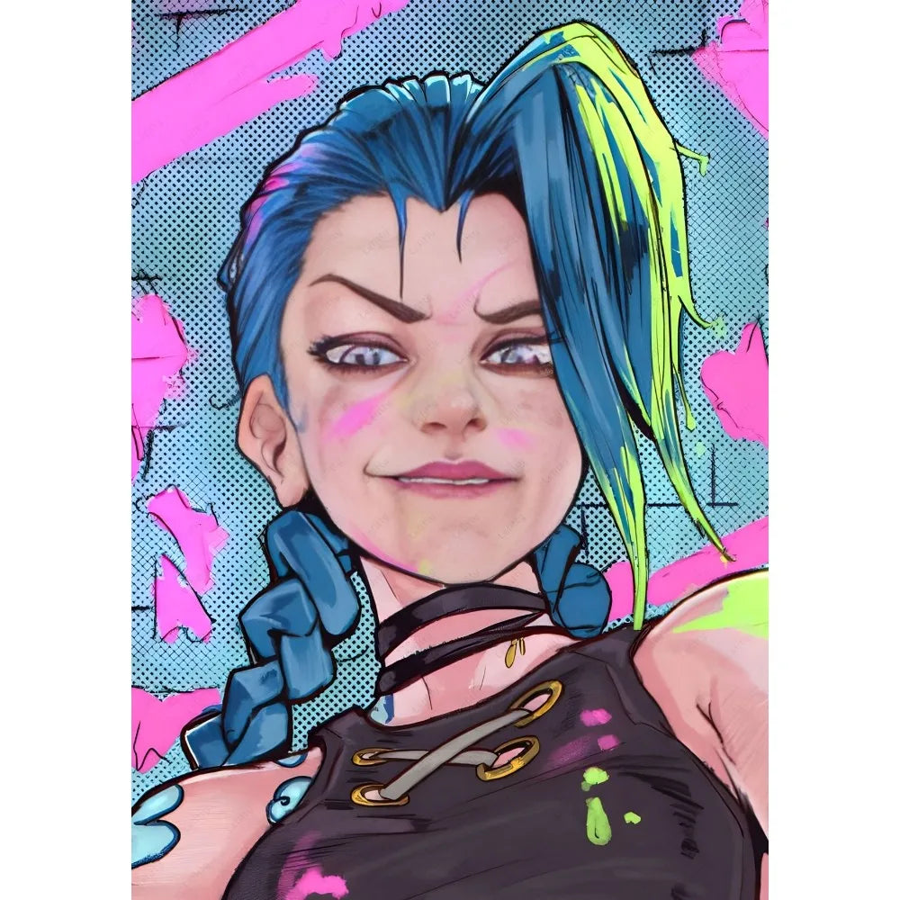 Arcane J-Jinx High-Quality Wall Art Poster