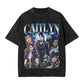 Harajuku Style Caitlyn Arcane Printed T-Shirt