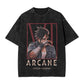 Harajuku Style Caitlyn Arcane Printed T-Shirt