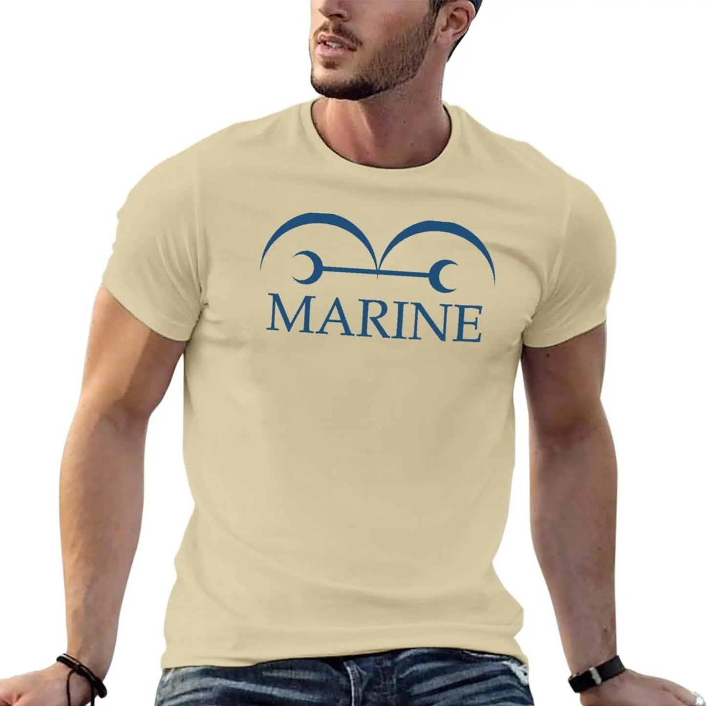 Marine Sports Fan Short Sleeve T-Shirt for Men