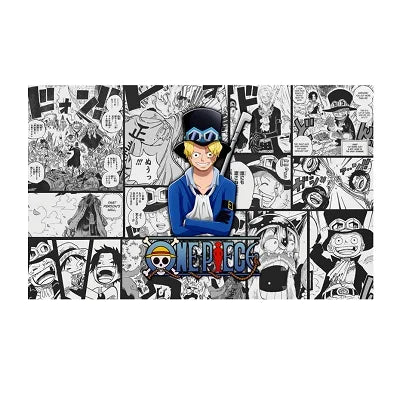 One Piece Luffy & Sabo Canvas Print - Anime Wall Art