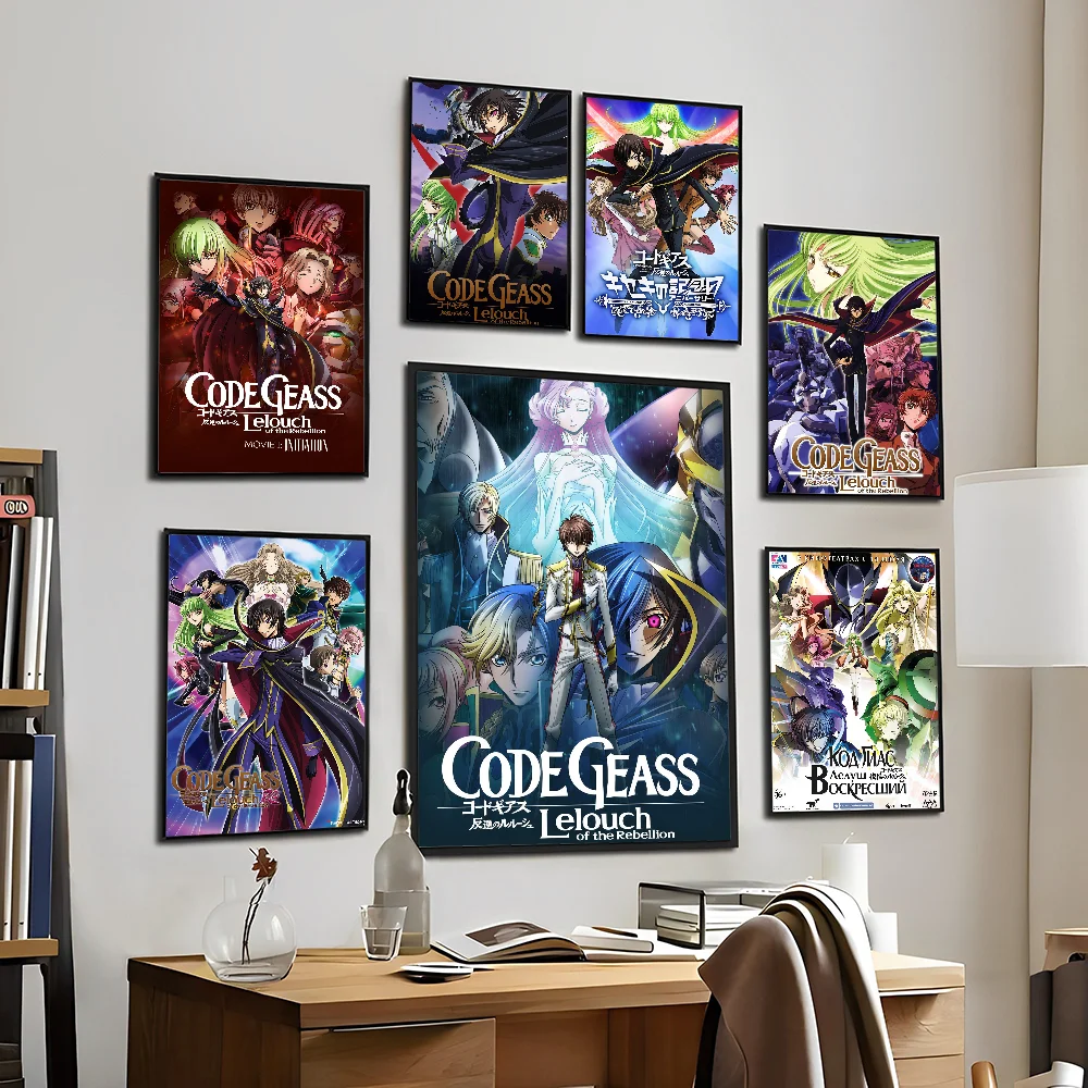 Code Geass Vintage Sticky Poster - Home & Cafe Decor