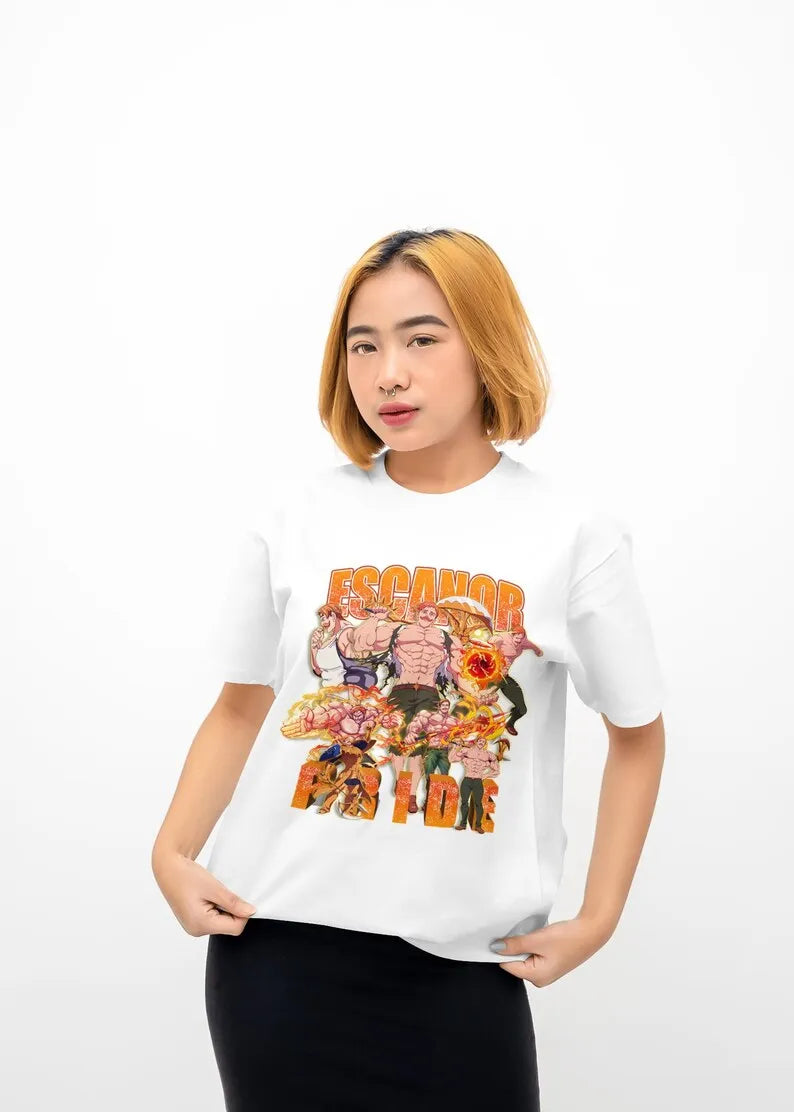 Unisex Escanor T-Shirt - The Seven Deadly Sins Anime Tee