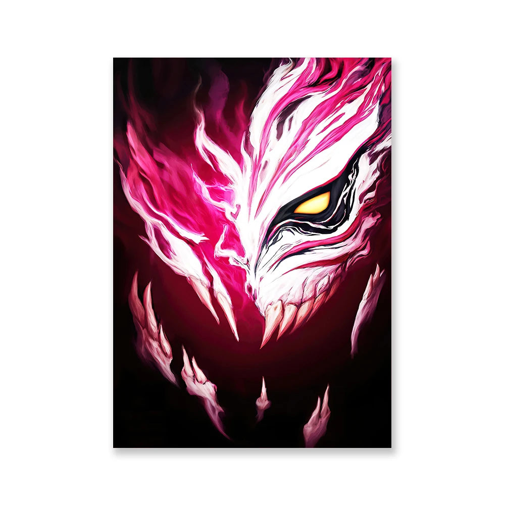 Ichigo Kurosaki Bleach Canvas Wall Art Poster