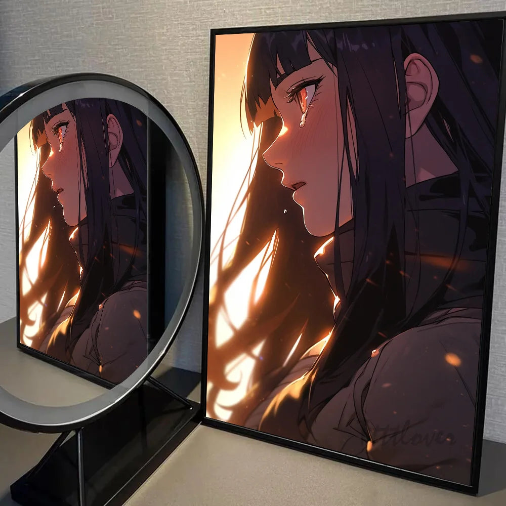 Hyuuga Hinata Anime Naruto Poster - Wall Art Decor