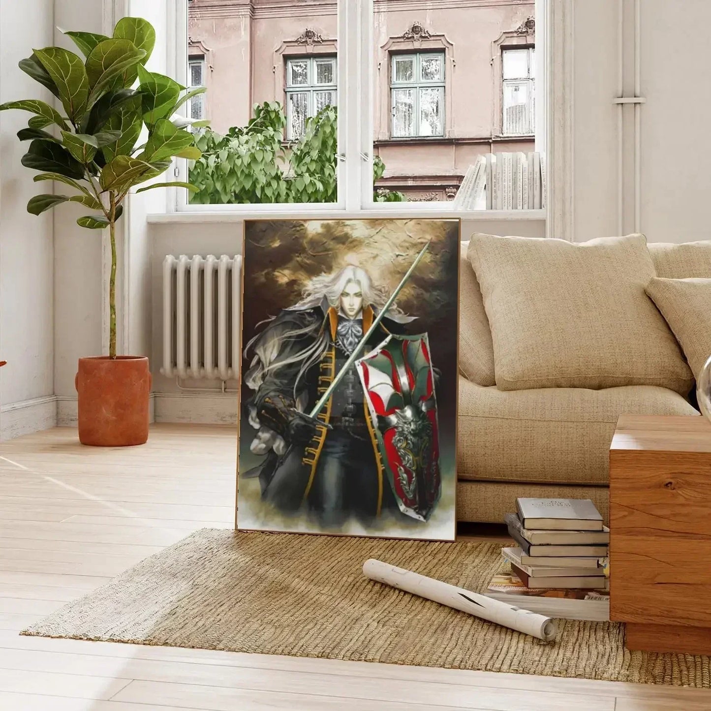 Castlevania Symphony of the Night Canvas Art Poster