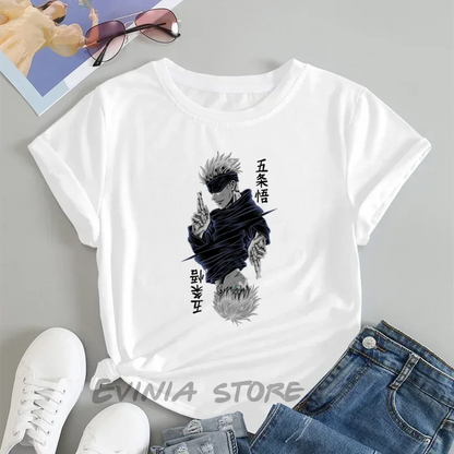 Jujutsu Kaisen Satoru Gojo Casual Summer T-Shirt