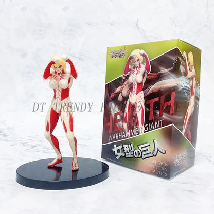 16cm Attack on Titan PVC Action Figures - Colossal & Armored Titans