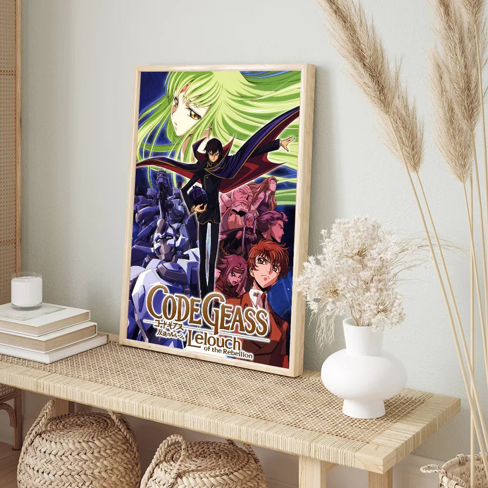 Code Geass Vintage Sticky Poster - Home & Cafe Decor