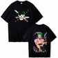 Anime One Piece Zoro T-Shirt - Harajuku Hip Hop Style