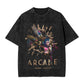 Harajuku Style Caitlyn Arcane Printed T-Shirt