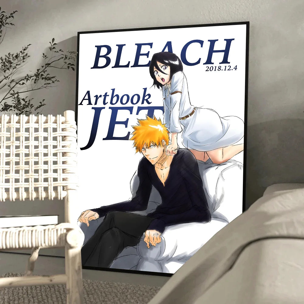 Bleach Anime Figure Wall Art Poster Stickers