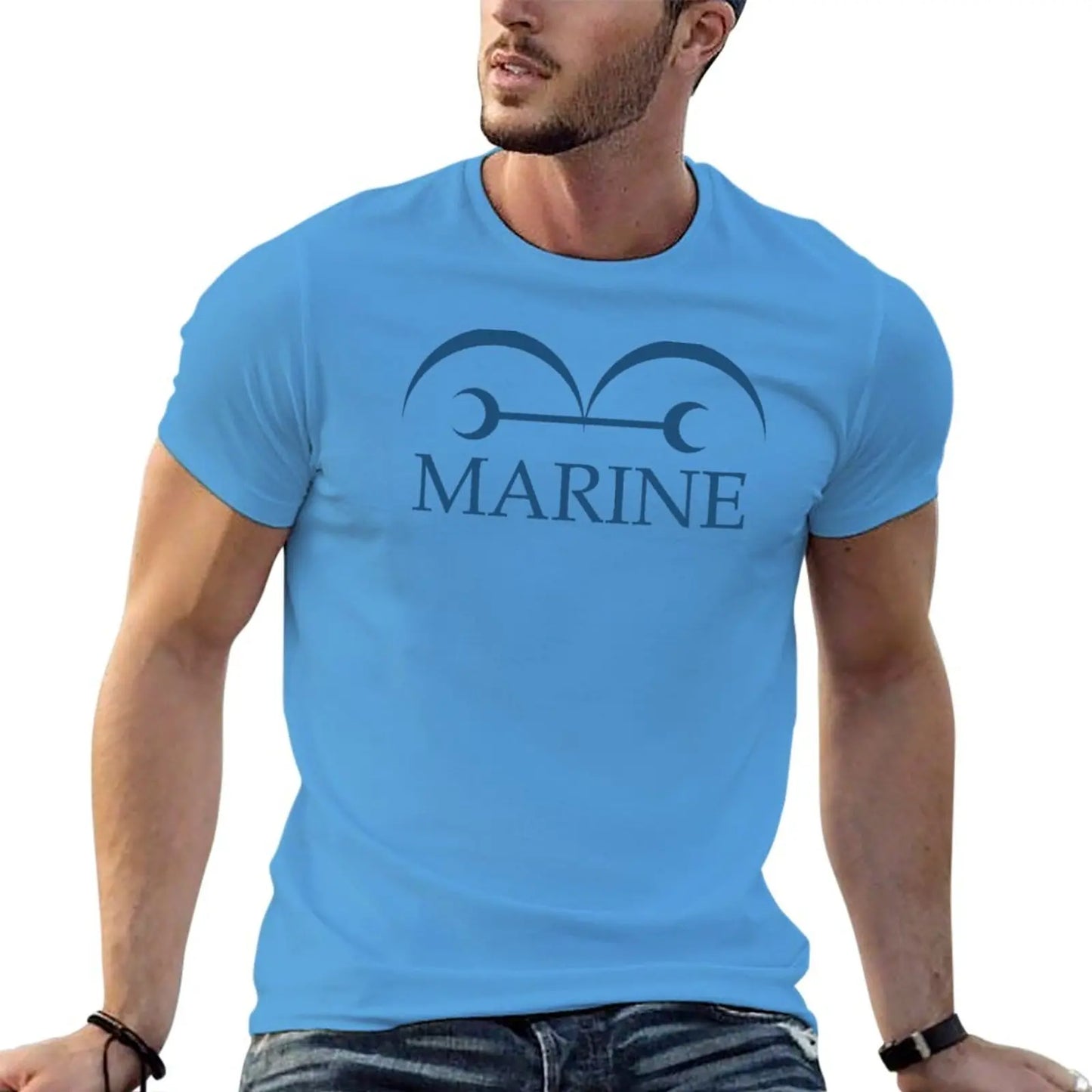 Marine Sports Fan Short Sleeve T-Shirt for Men