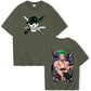 Anime One Piece Zoro T-Shirt - Harajuku Hip Hop Style