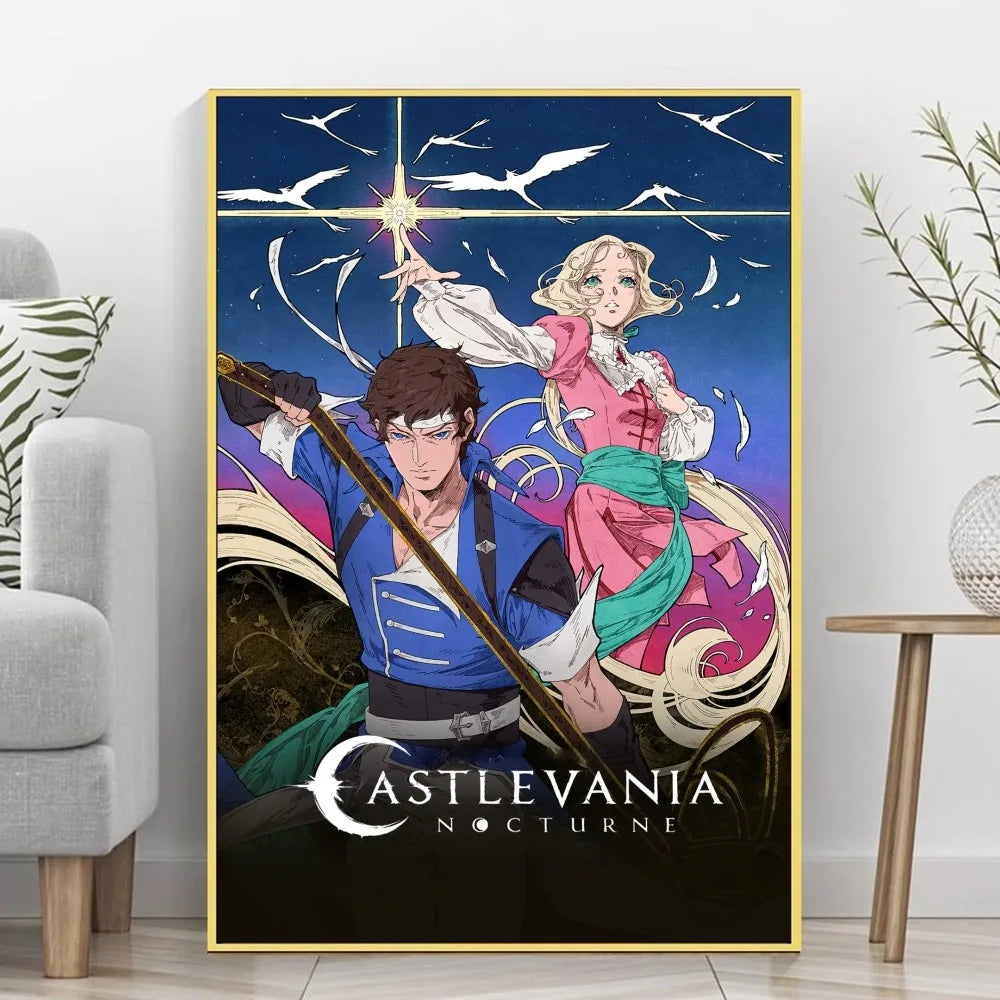 Castlevania Anime DIY Waterproof Poster Sticker