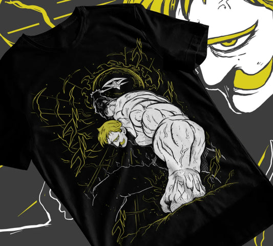 Escanor Anime Unisex Cotton T-Shirt - The Seven Deadly Sins