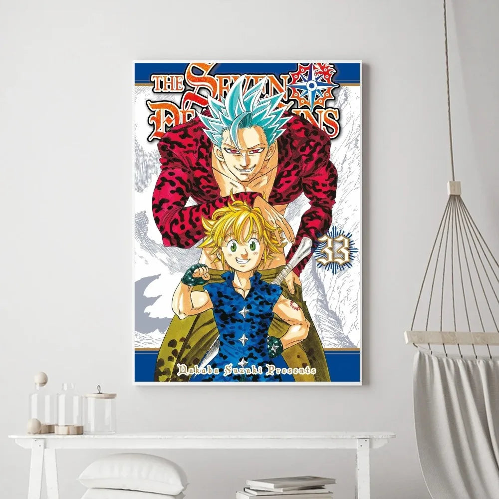 The Seven Deadly Sins Poster Print - Modern Wall Art