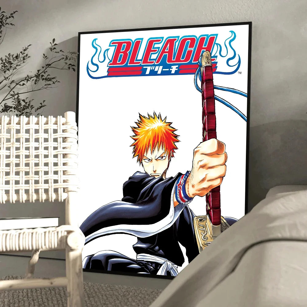 Bleach Anime Figure Wall Art Poster Stickers