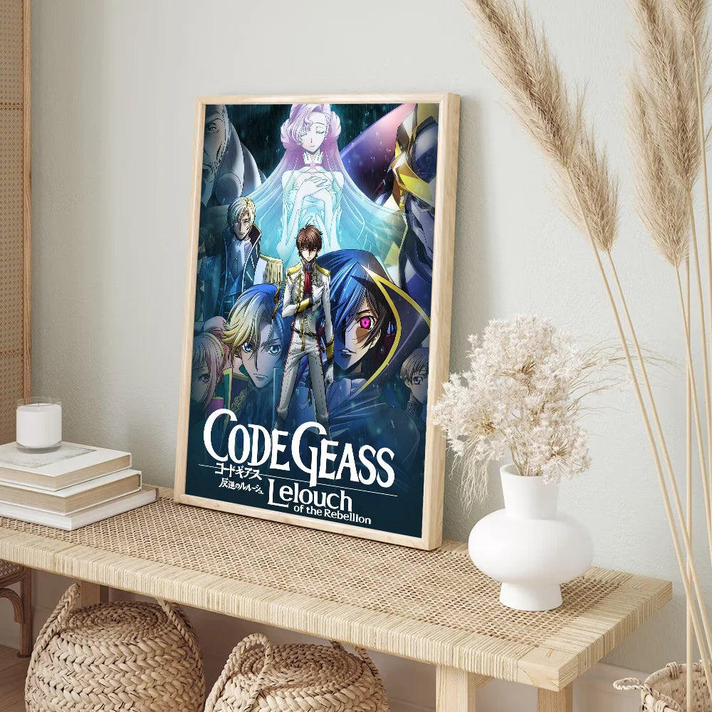 Code Geass Vintage Sticky Poster - Home & Cafe Decor