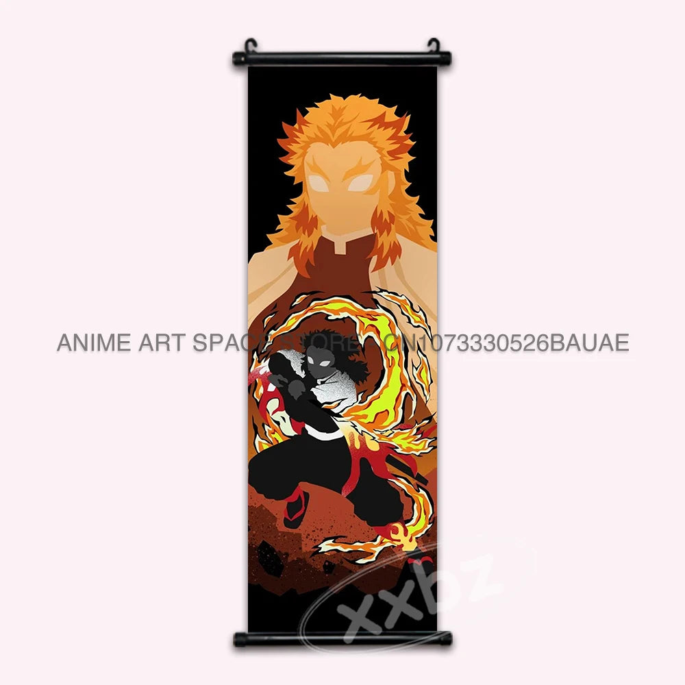 Demon Slayer Tomioka Giyuu Hanging Wall Art Scroll