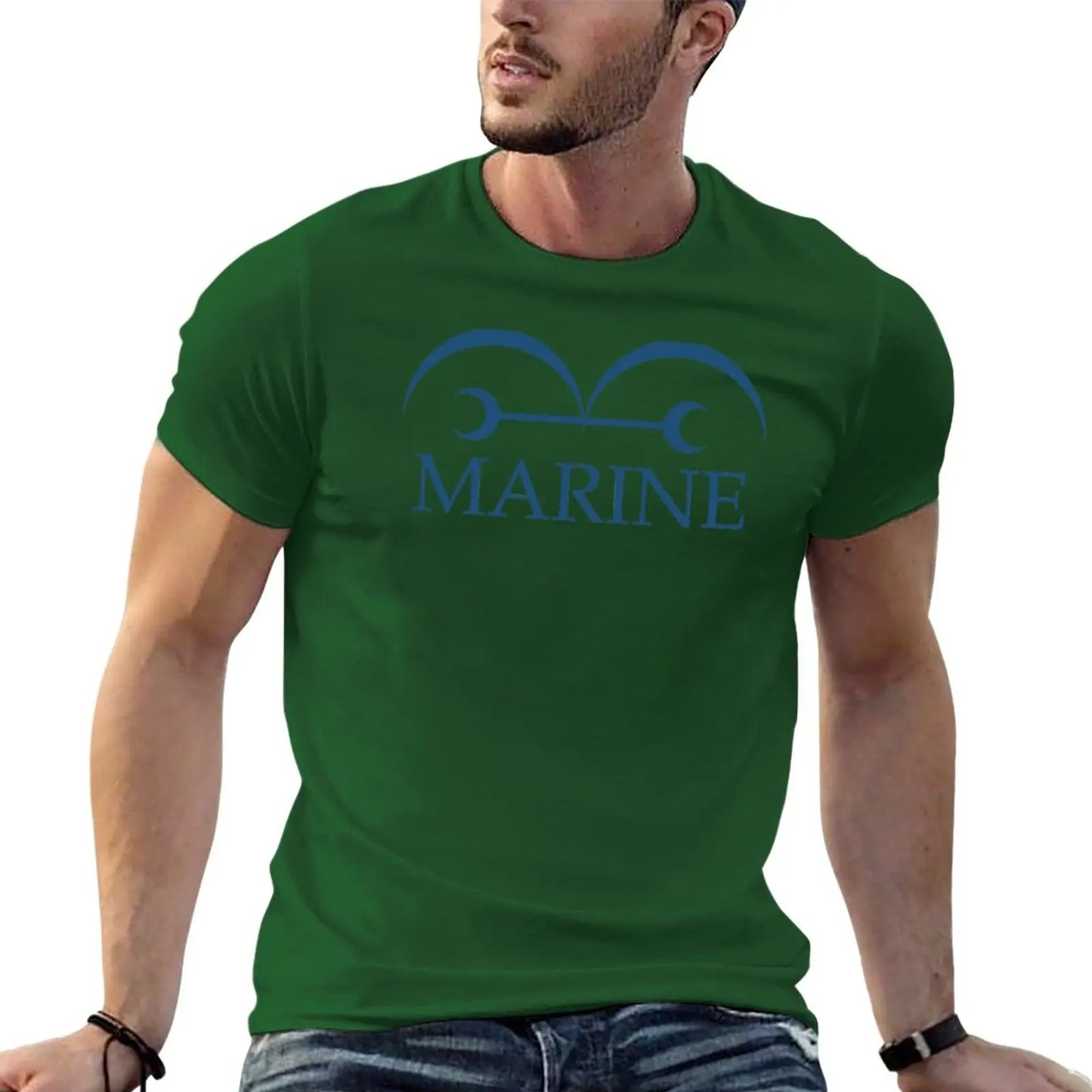 Marine Sports Fan Short Sleeve T-Shirt for Men