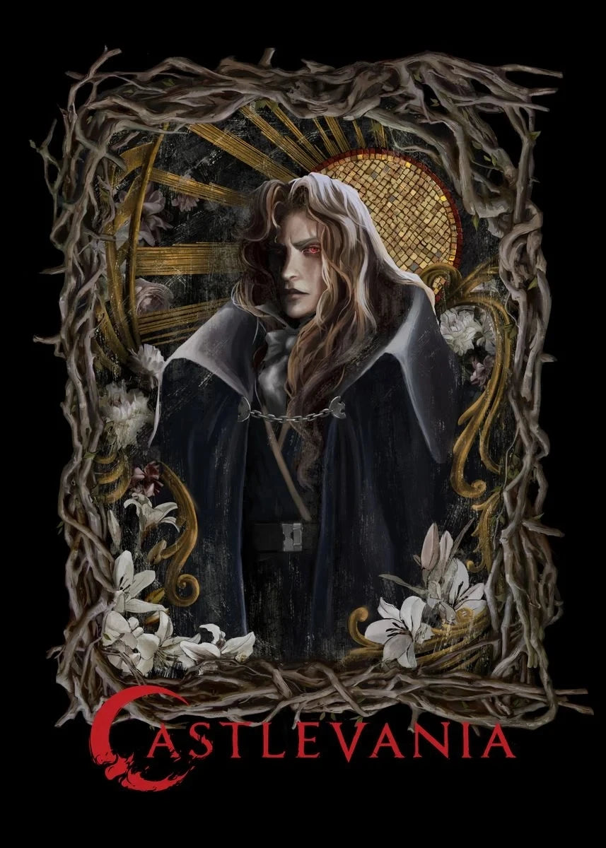 Castlevania Season 4 Alucard Portrait Canvas Print