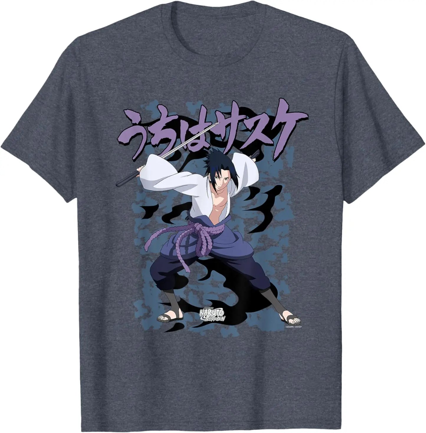 Naruto Shippuden Sasuke Uchiha Curse Anime T-Shirt