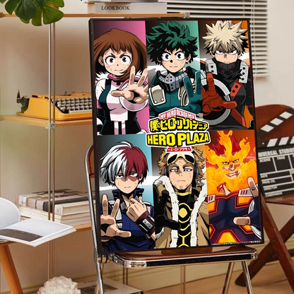 Anime My Hero Academia Self-Adhesive Poster