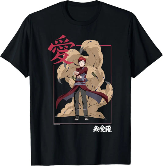 Naruto Shippuden Gaara Kanji Frame T-Shirt