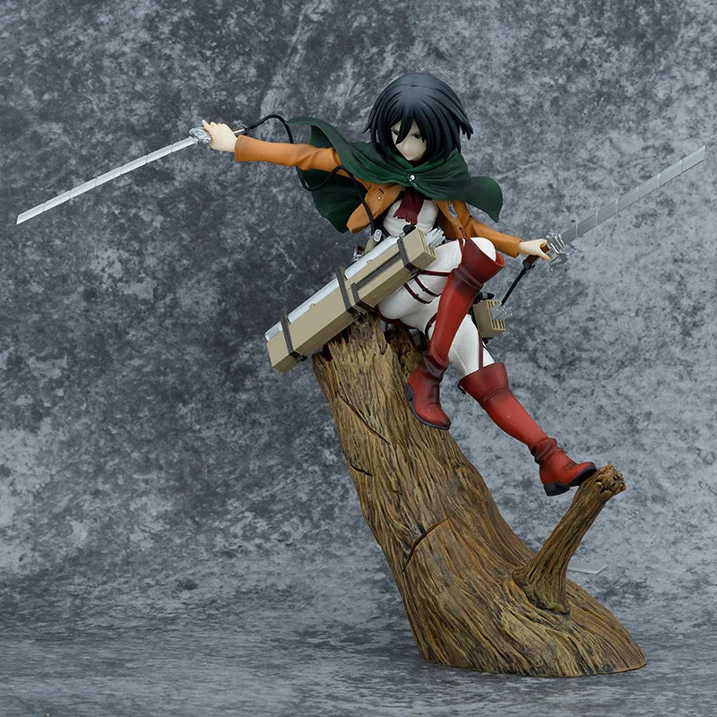 Mikasa Ackerman & Levi Ackerman Attack on Titan PVC Figurine Set