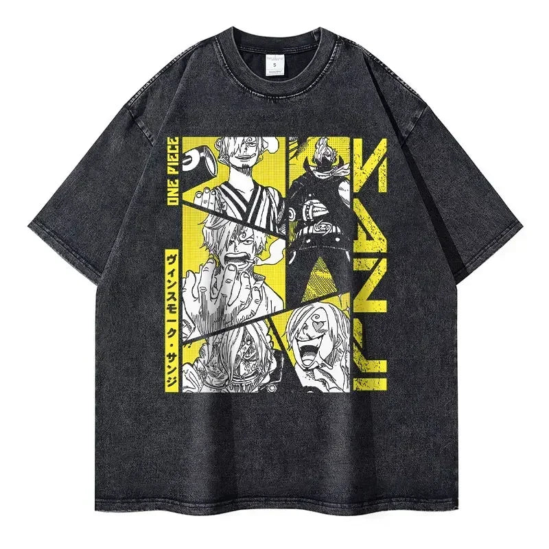 Vintage Roronoa Zoro T-Shirt - 100% Cotton Anime Tee