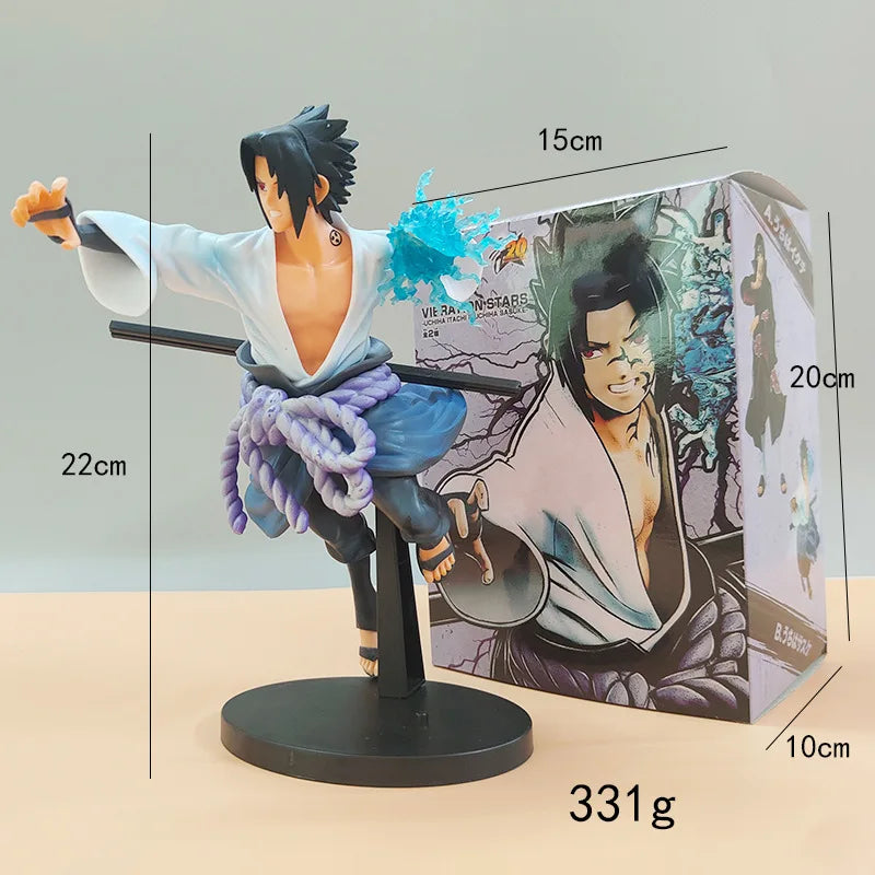 Bandai 20cm Naruto Uchiha Sasuke PVC Figure