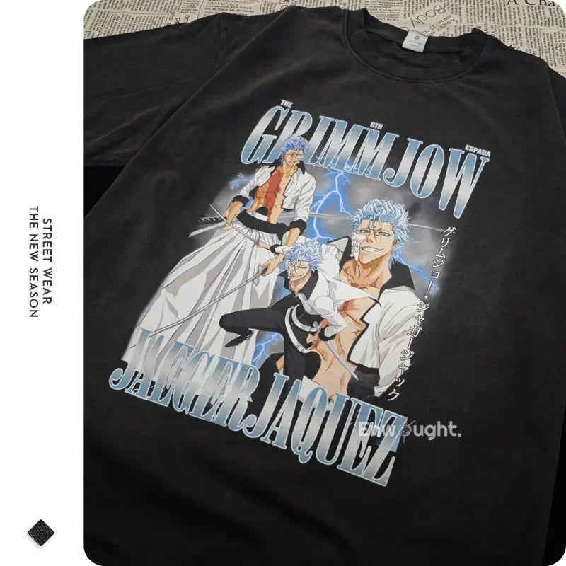 Grimmjow Aizen Ichigo Vintage Anime T-Shirt