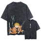 Harajuku Demon Slayer Vintage Oversized Graphic T-Shirt