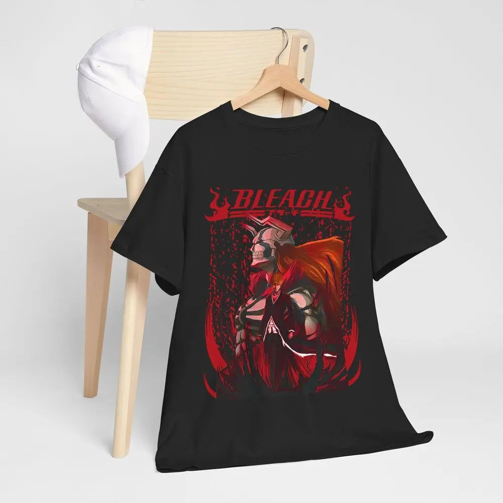 Bleach Anime Ichigo Kurosaki T-Shirt - Casual Black Tee