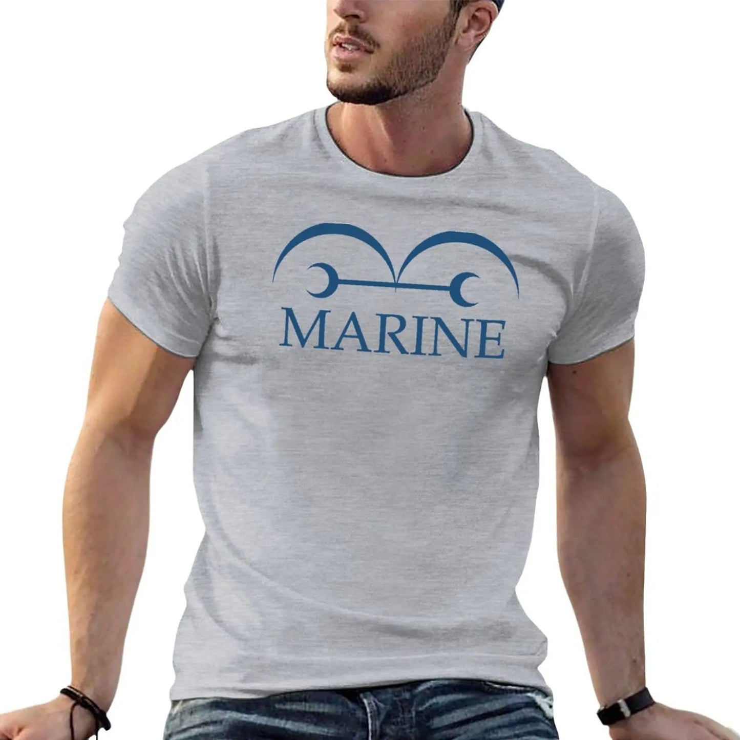 Marine Sports Fan Short Sleeve T-Shirt for Men