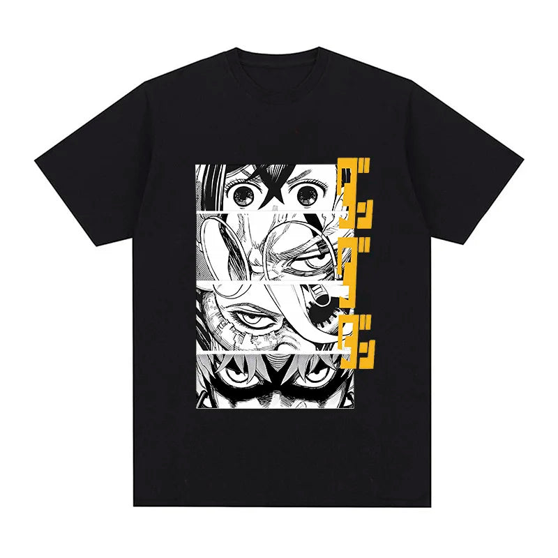 Manga Dandadan Okarun High Quality Cotton T-Shirt for Men