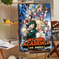 Anime My Hero Academia Self-Adhesive Poster